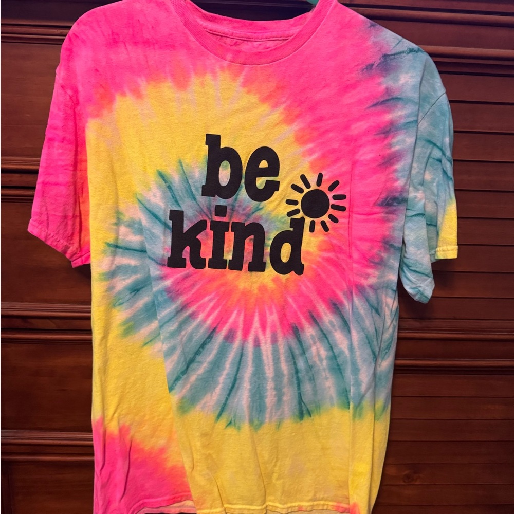 Vibrant Tie-Dye 'Be Kind' Women's Tee